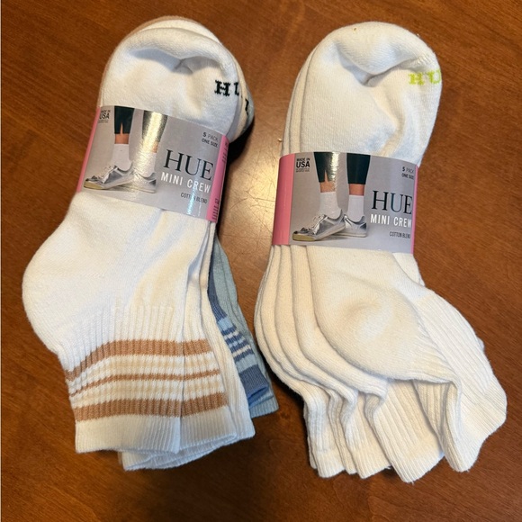 HUE Accessories - HUE Mini Crew Socks | Cushioned Cotton Blend